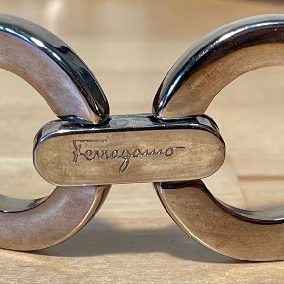 Salvatore Ferragamo Leather double Gancini belt vintage - Picture 6 of 14